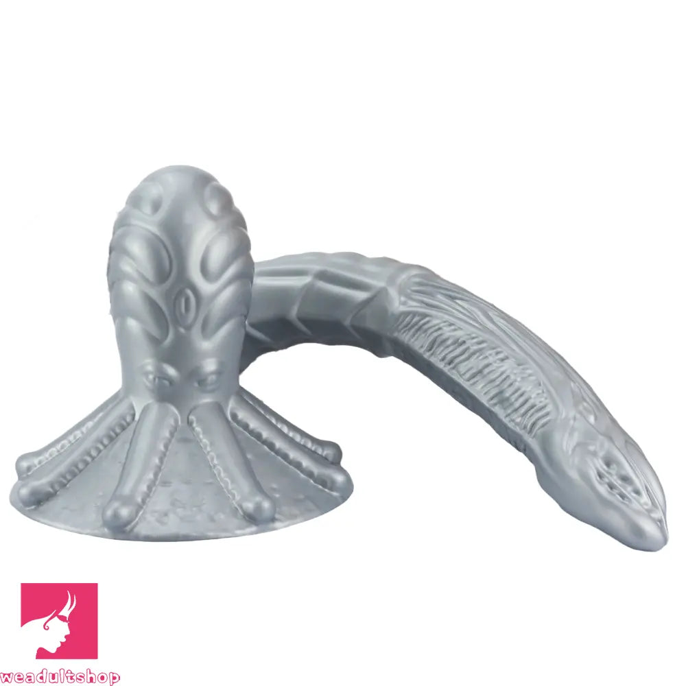 11.81in 17.7in Dual Ended Alien Anal Plug Soft Fantasy Dildo Anal Massage Dilator