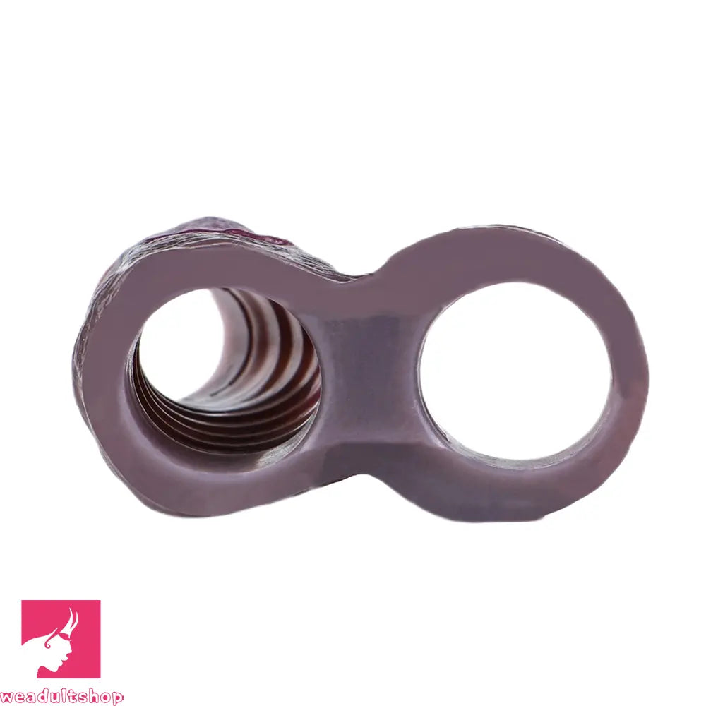 4.13in 4.92in 6.1in Real Skin-Friendly Stretchable Hollow Dildo Sleeve Toy