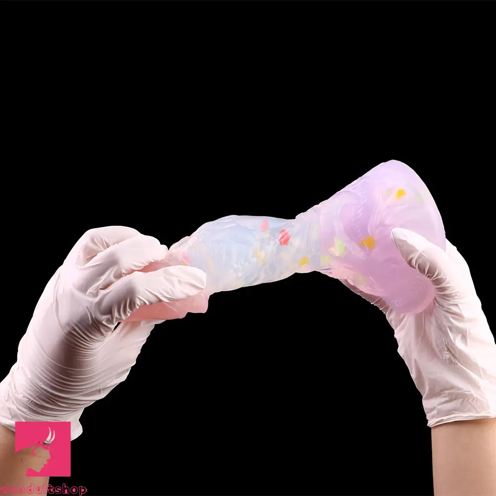 4.72in 5.9in 7.08in 8.66in Silicone Fantasy Soft Women Dildo With Key Chain