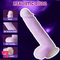 8.21in Rotating Realistic Vibrating Dildo Automatic Silicone Soft Clit Dildo