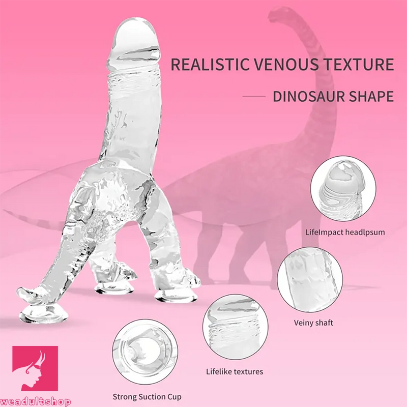 7.81in Dragon Soft Dildo For Offhand Prostate Massage Fantasy Thick Dildo
