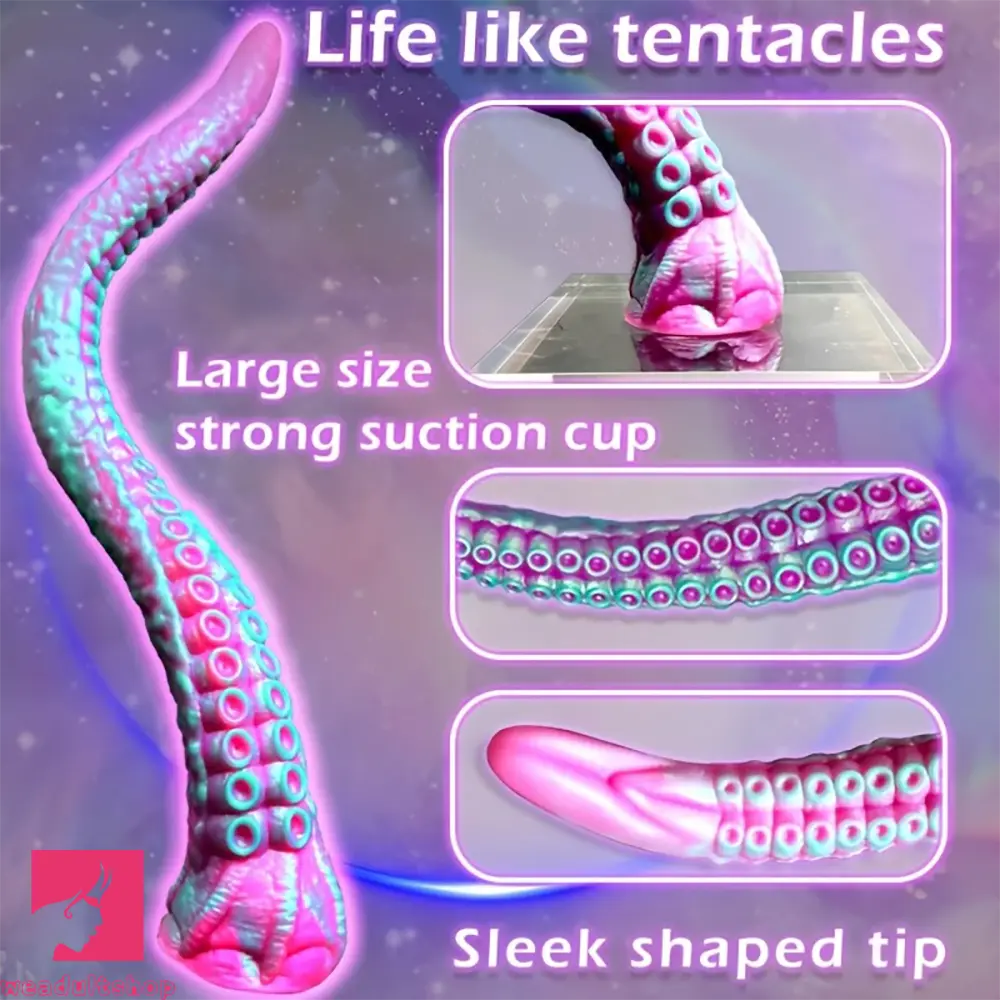 17.32in Starlight Tentacle Monster Shaped Animal Silicone Huge Long Dildo