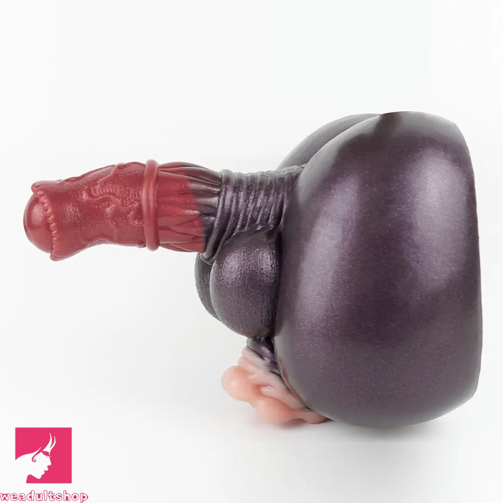 7.67in Silicone Odd Horse Dildo Masturbator Heavy Duty Suction Cup