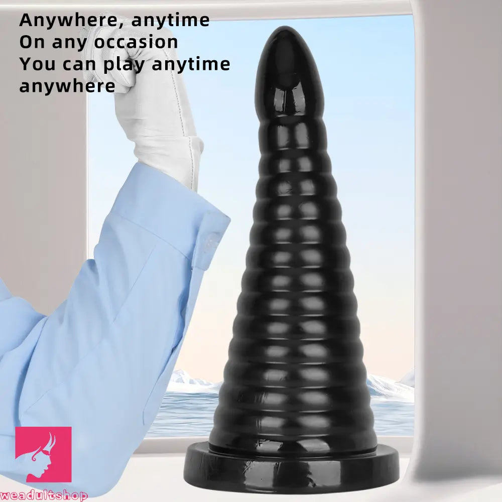 10.23in 14.56in Large Thread PVC Pagoda Thick Large Anal Plug Cock Dildo