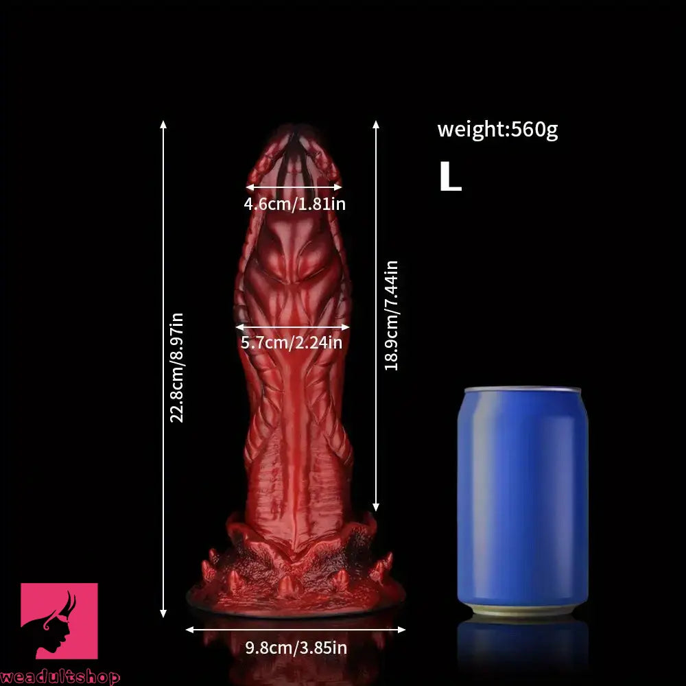 8.66in 8.97in Soft Body Big Self Vaguenessy Body Shaped Dragon Dildo