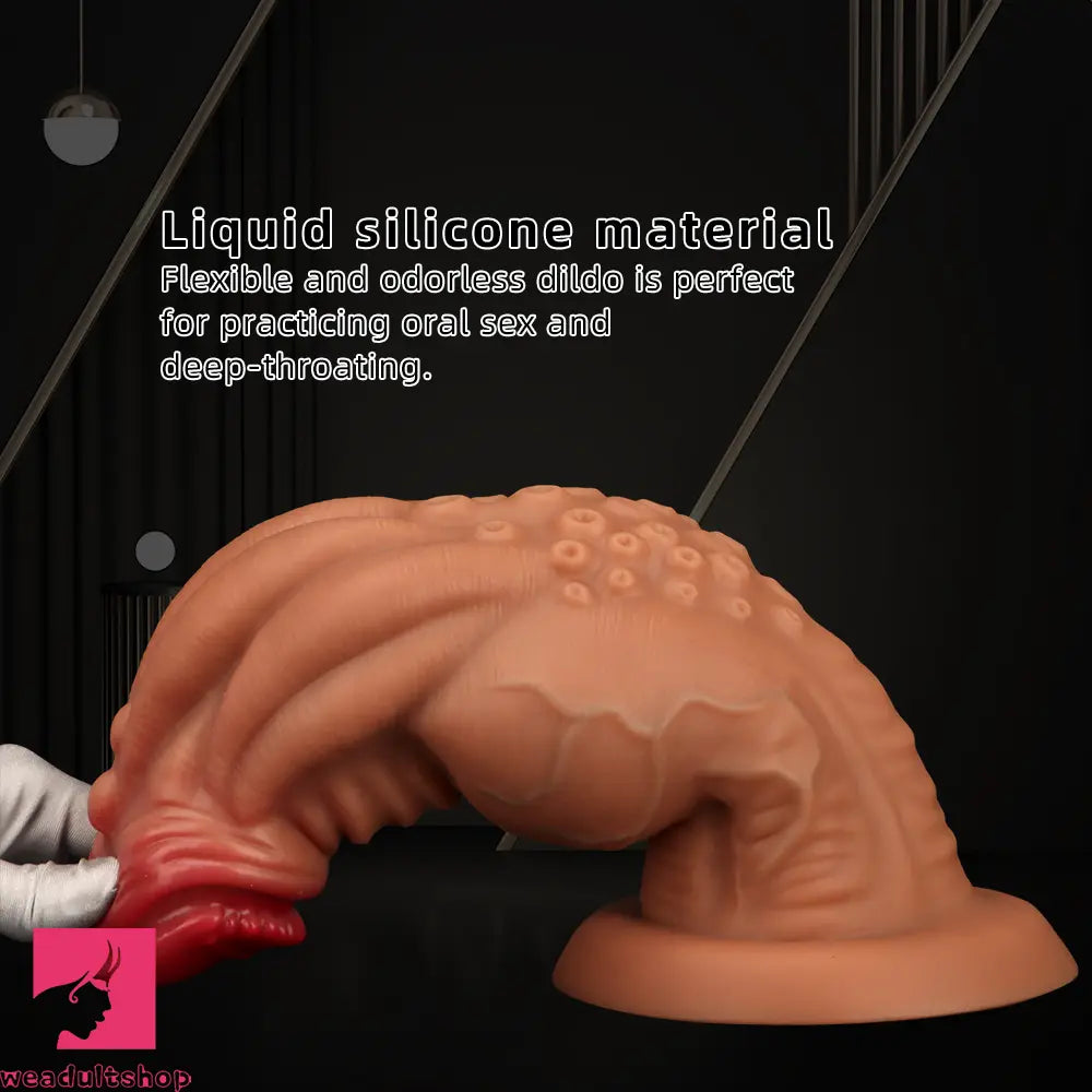 8.85in 9.64in 10.23in 11.41in 12.59in Odd-shaped Large Silicone Anal Dildo