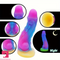 6in 6.7in Realistic Monster Luminous Dildo Liquid Silicone Clit Massager