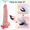 9.05in Big Skin Ejaculating Dildo Suction Cup Anal Toy Vaginal Massager