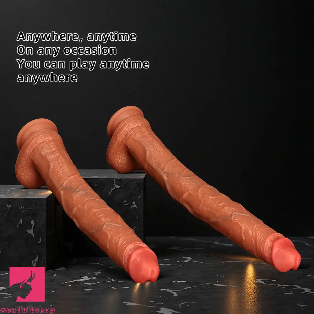 13.97in 15.94in Super Long Huge Silicone Dildo Adult Pleasure Penis Toy