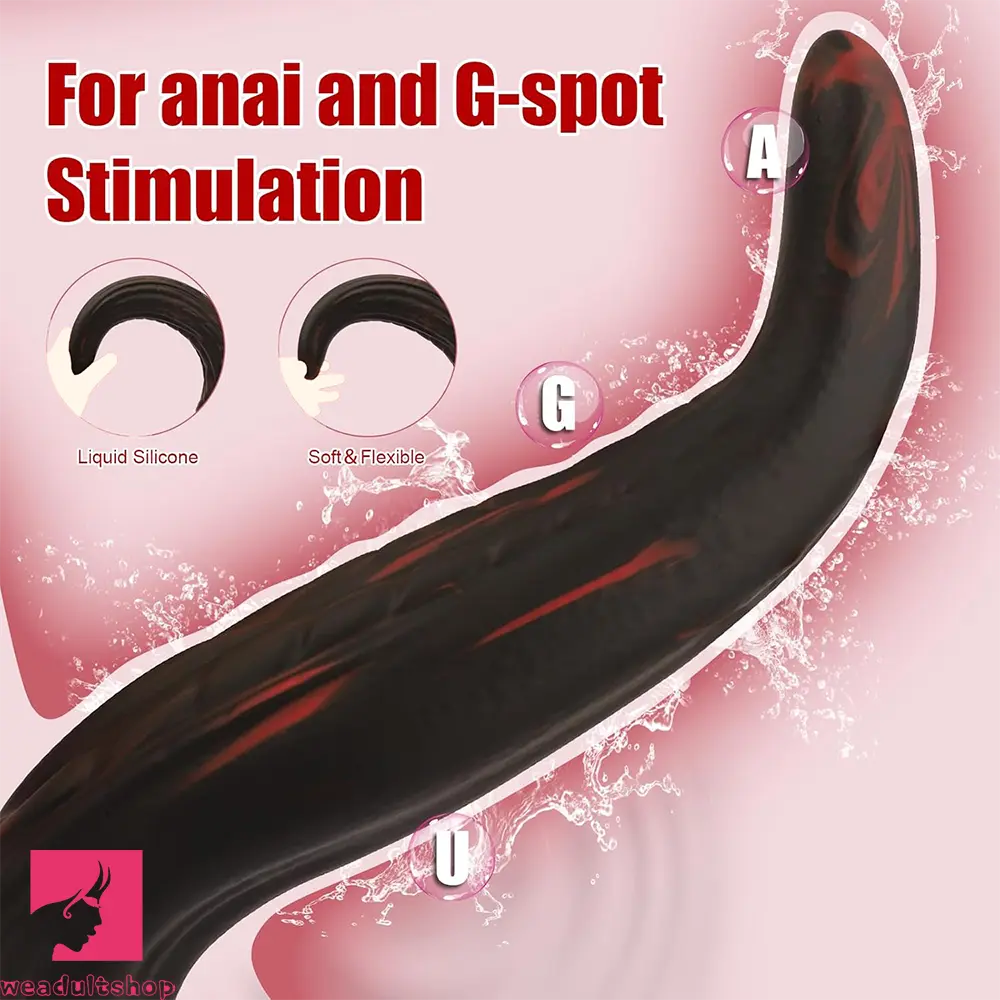 14.5in Fantasy Monster Huge Silicone Soft Dildo For Women Men Massager