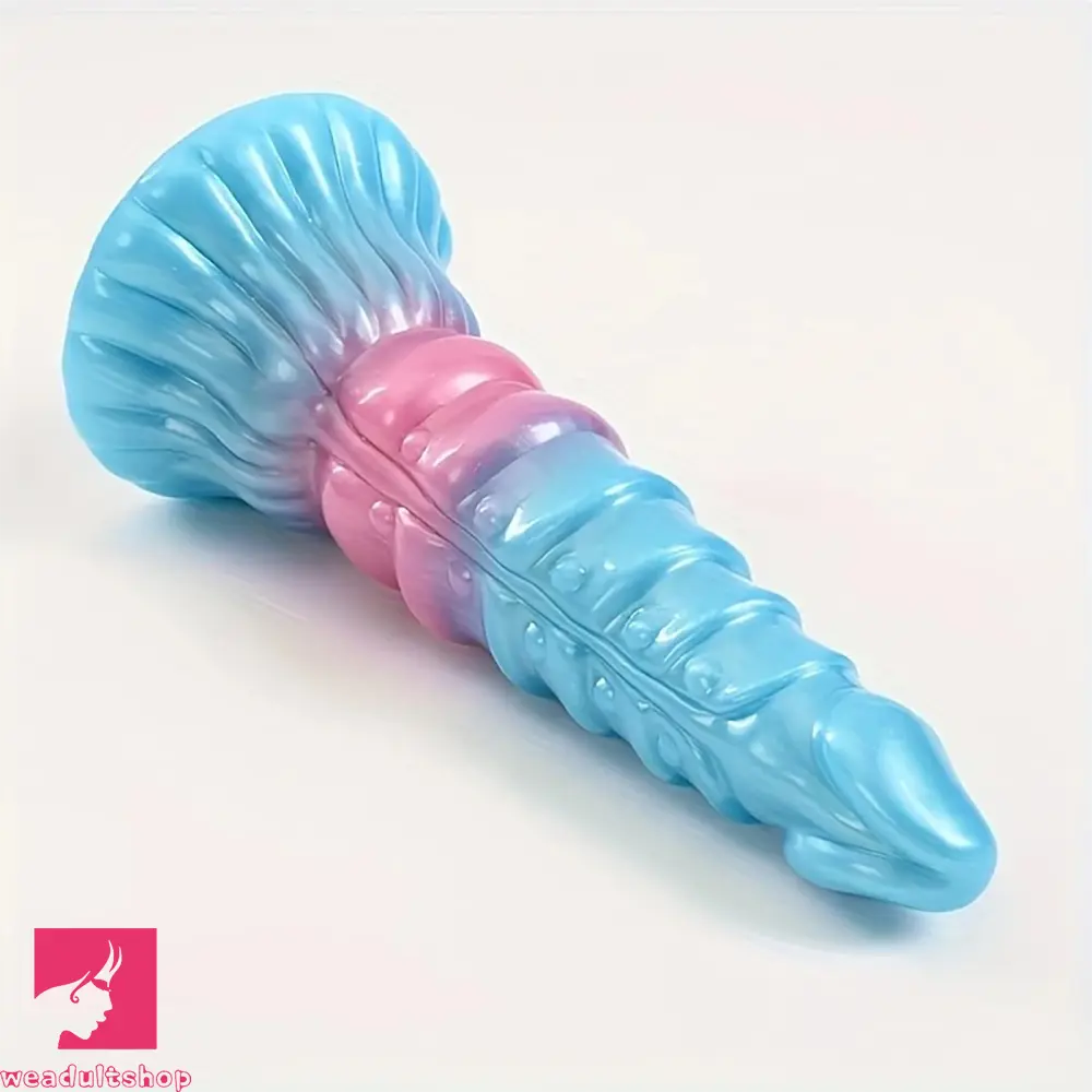 7.08in Realistic Dragon Simulation Silicone Anal Plug Massager Odd Dildo