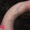 8.26in Large Silicone Soft Super Realistic Uncut Dildo Vaginal Clit Stimulator
