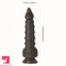 8.66in Realistic Silicone Spiked Thrusting Vibrating Dildo For Clit Hands-Free