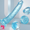8.07in PVC Suction Cup Dildo Anal Masturbator For G-Spot Anal Dilation