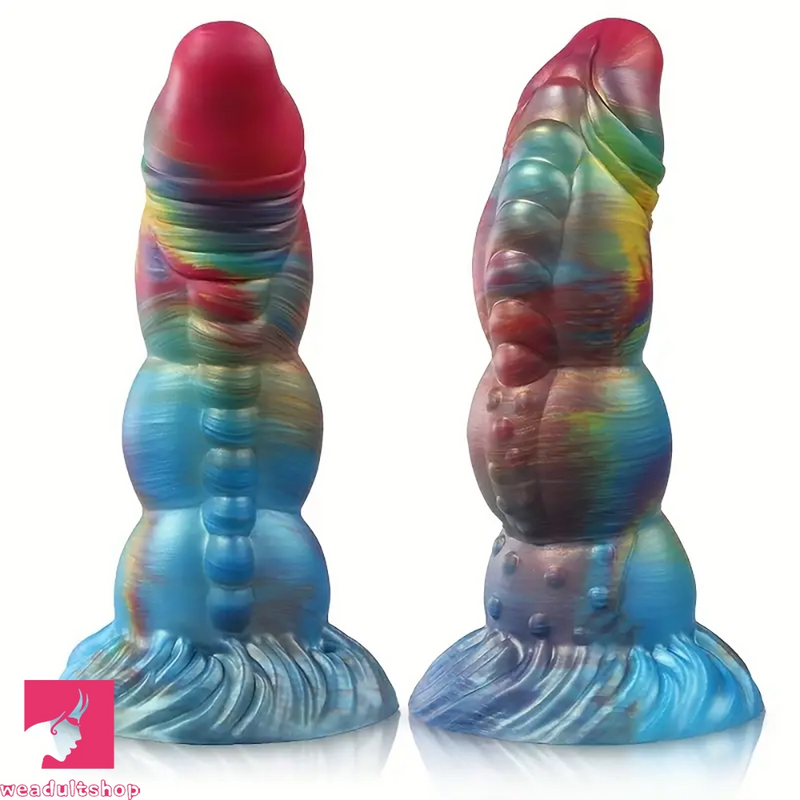 7.87in Forest Light Fantasy Monster Prostate Dildo With Glow in The Dark