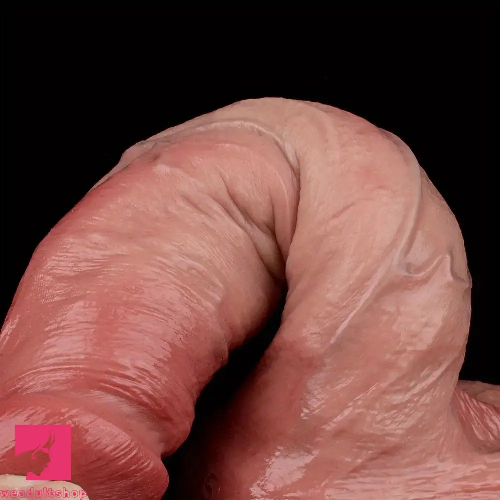 7.68in Double Density Silicone Massage Wand Dildo For Orgasm Wellness