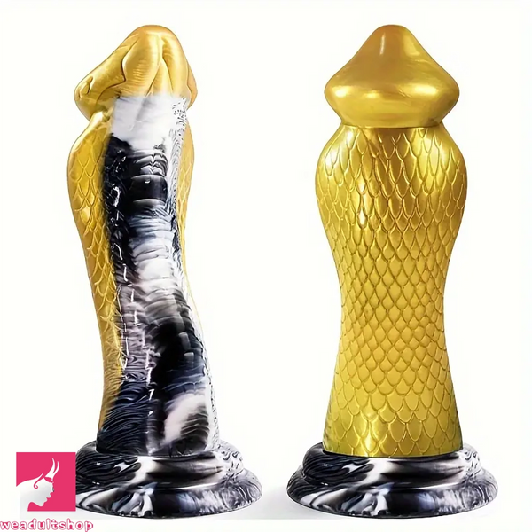 8.66in Kobra Monster Cock Adult Toy Snake Thick Anal Dildo For Vagina