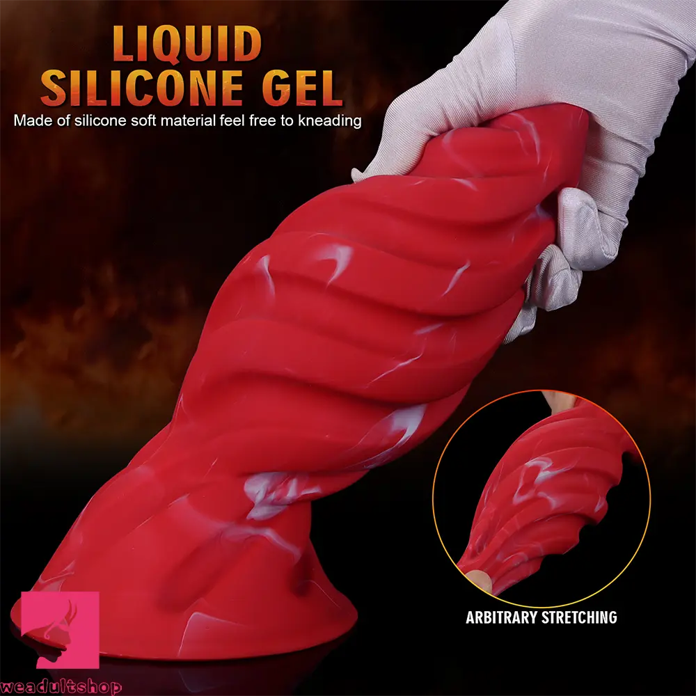 6.29in 7.48in 8.66in 9.84in Fantasy Spiral Butt Plug Dildo Lightweight Cock Toy