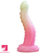 7.28in Luminous Tentacle Silicone Soft Dildo For Women Men Penis Fucking