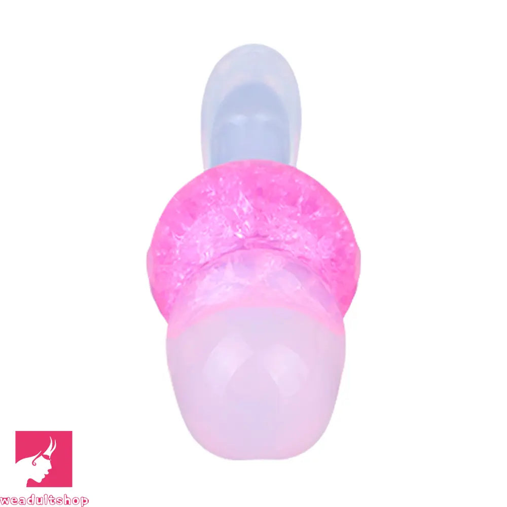 4.96in Luminous Silicone Anal Beads Dildo Anal Sex Toy For Adult Cock