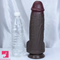 11.4in 12.6in Huge Ebony Silicone Dildo Realistic Thick Prostate Lifelike Skin