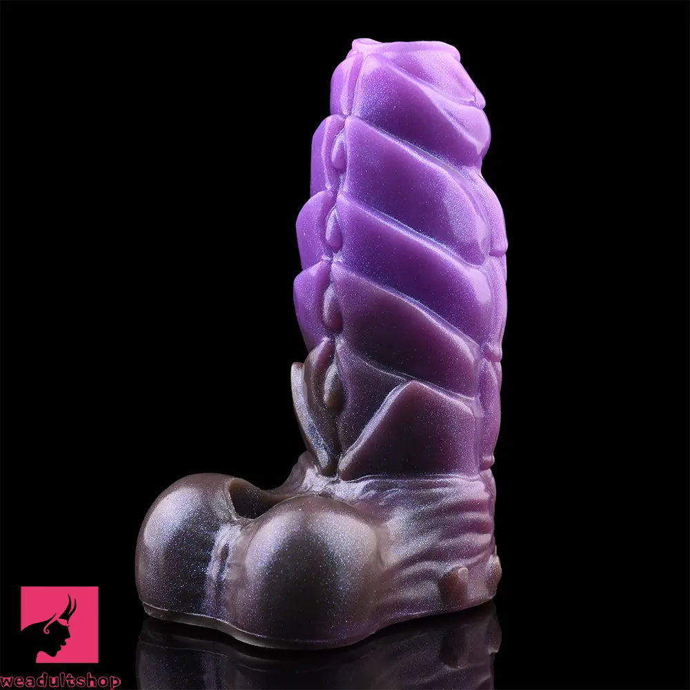 5.66in Dragon Spiked Beast Creature Fantasy Hollow Cock Dildo Sleeve