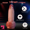 8.7in Realistic Liquid Silicone Big Dildo Durable Manual Adult Skin Feel Toy