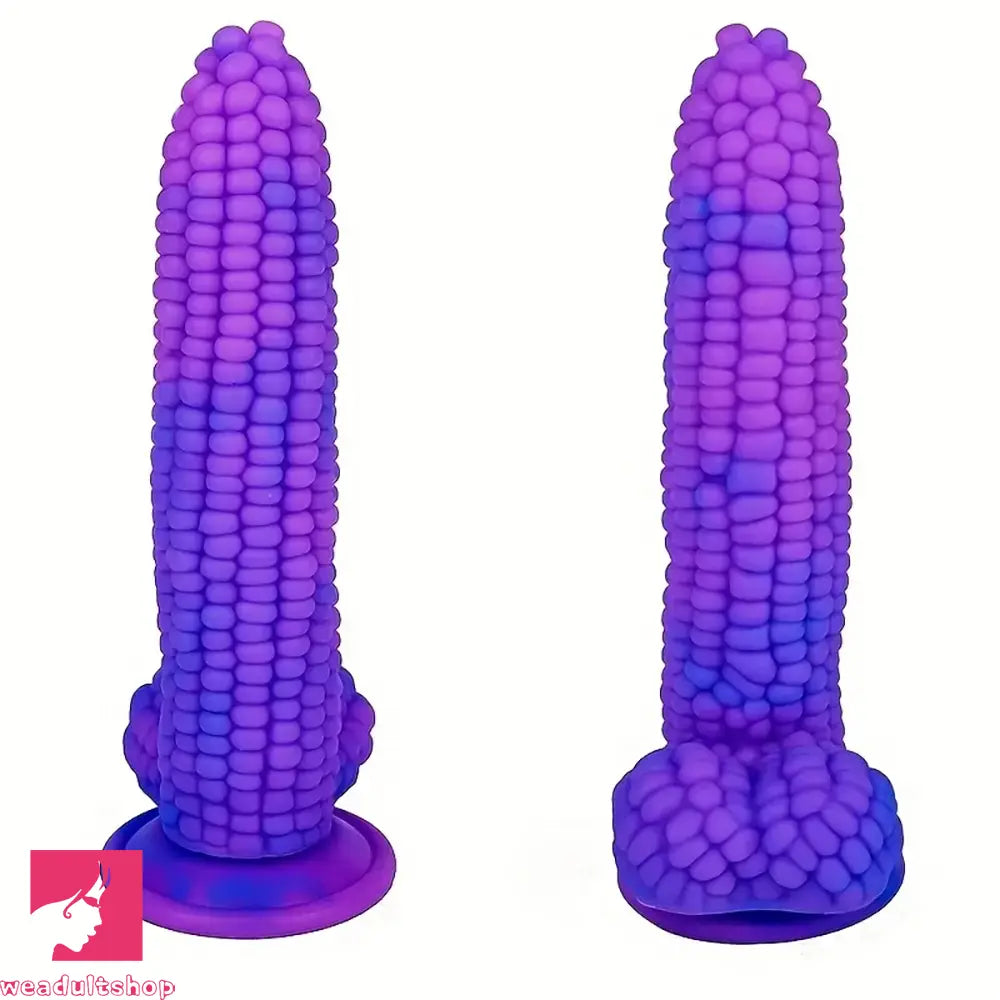 8.07in Special-shaped Anal Plug Liquid Silicone Female Sex Strip Corn Dildo