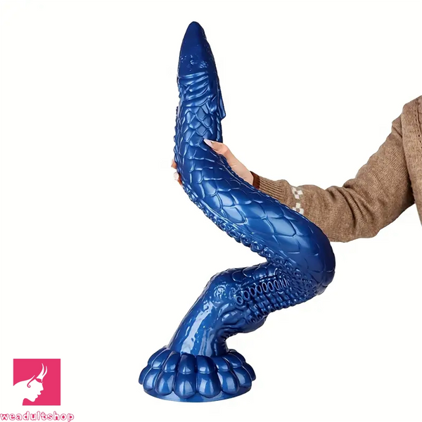 12.2in 16.41in Eels Tentacle Snake Long Huge Monster Silicone Clit Dildo