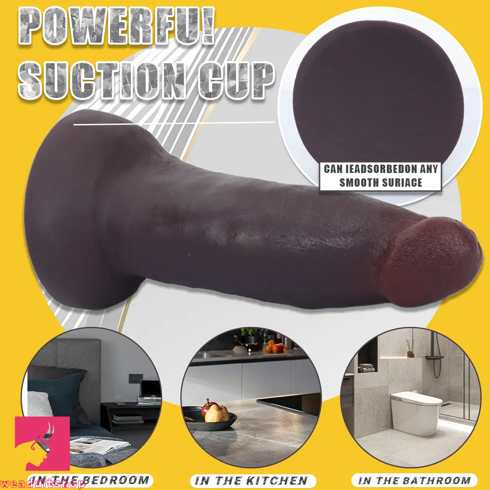 8.66in Thick Silicone Soft Big Dildo Anal Stimulation Unisex Couple Game Toy