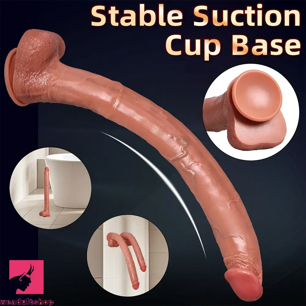 17.7in 22.6in Super Long Huge Dildo Long Soft Penis Adult Couple Love Toy