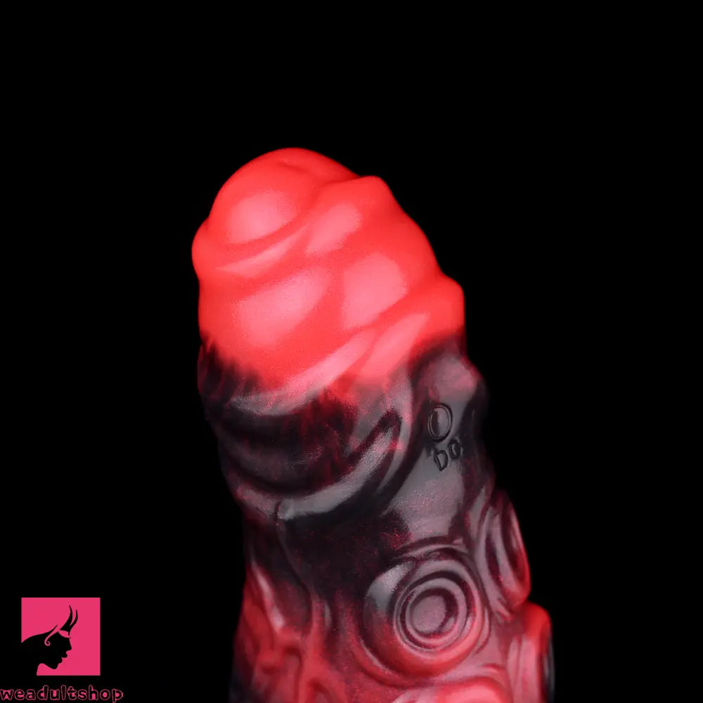 5.98in 7.09in Silicone Tentacle Sleeve Knot Vibrating Hollow Female Dildo