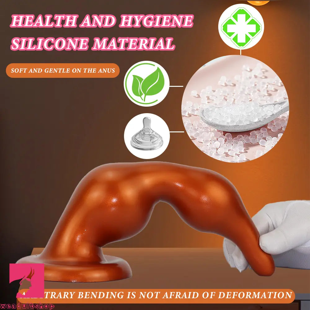 7.28in 9.84in 11.81in Silicone Soft Anal Plug Dildo Clitoris Anal Cock Dilator
