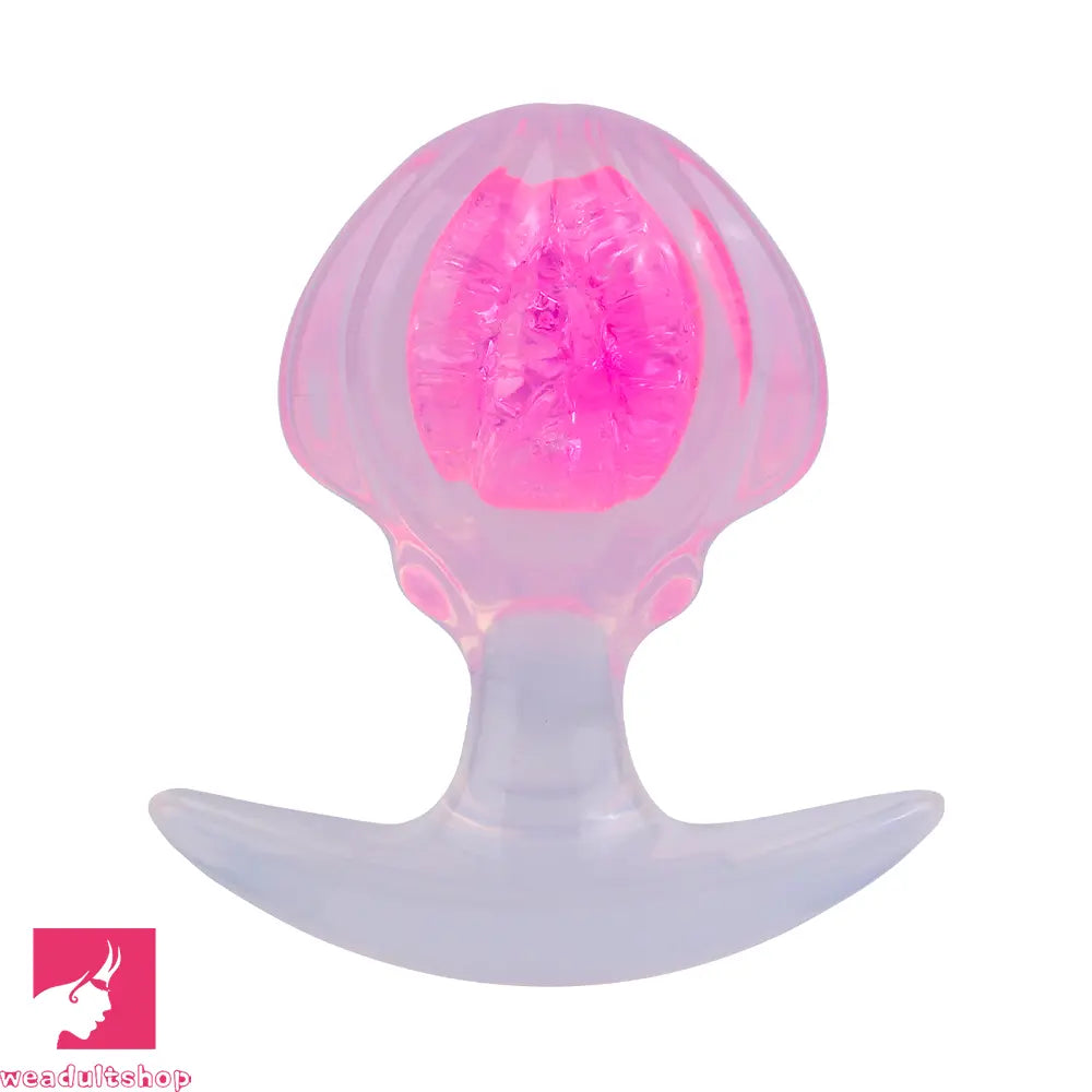 3.27in 3.86in Silicone Butt Plug Dildo Vaginal Massager & Anal Stimulator