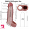 5.5in 6.3in 6.57in 6.6in 6.7in Silicone Penis Dildo Sleeve With Penis Ring