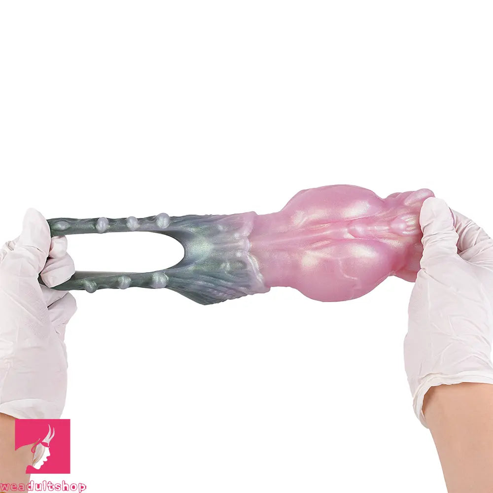 4.17in 4.84in 5.62in Monster Knot Cock Sleeve Dildo Hollow Male Penis