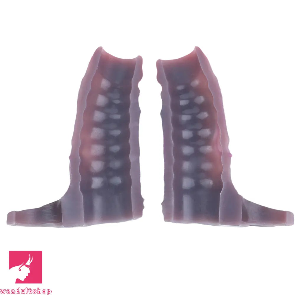 4.13in 4.92in 6.1in Real Skin-Friendly Stretchable Hollow Dildo Sleeve Toy