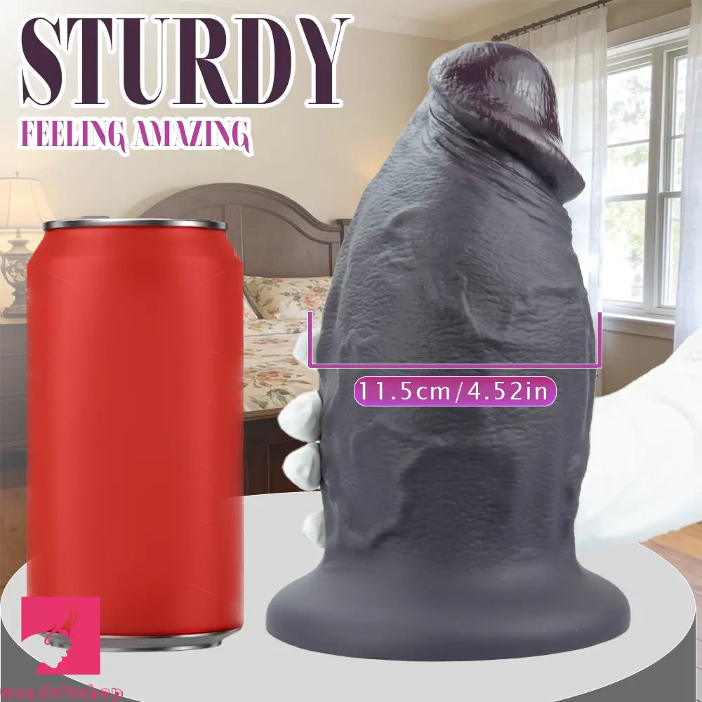 6.1in 7.48in 8.66in 9.44in Thick Real Penis Silicone Cock Toy For Novelty Love