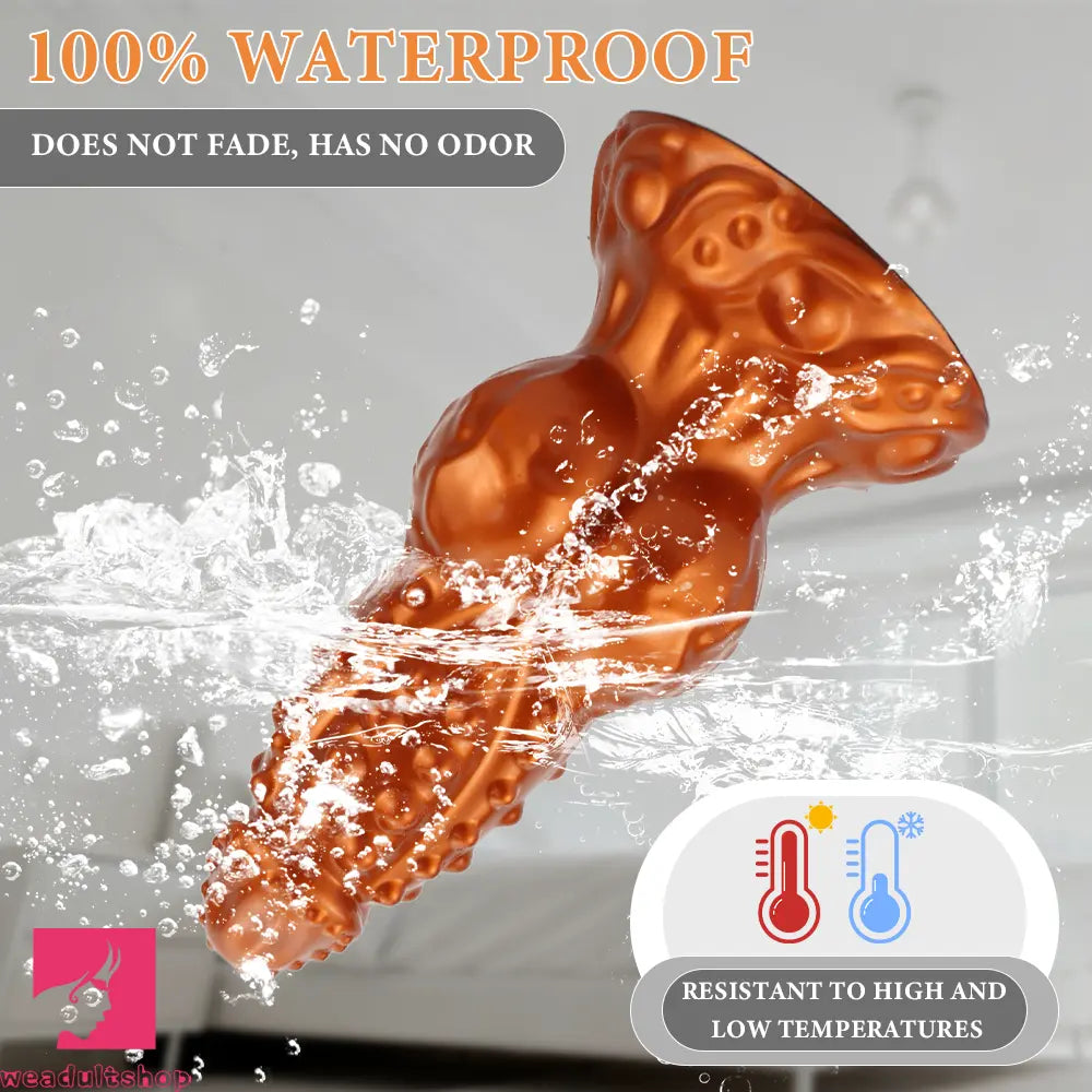 6.69in 8.66in 11.41in Spiked Tentacle Knot Silicone Big Comfortable Dildo