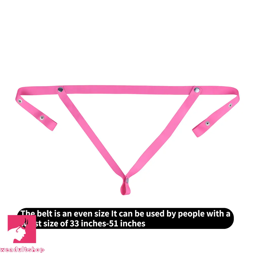 7.48in Strap on Silicone Cock Cage Dildo For Chastity Cock Hollow Dildo
