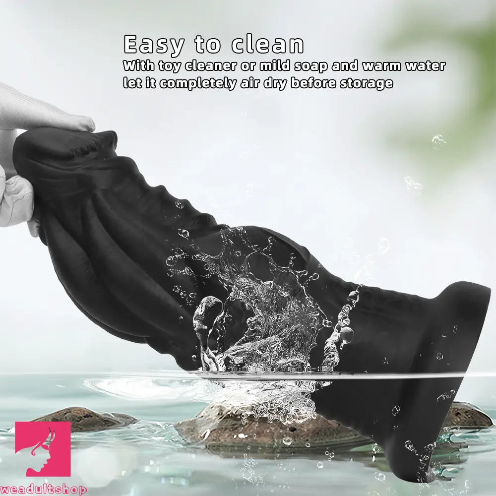 8.85in 9.64in 10.23in 11.41in 12.59in Odd-shaped Large Silicone Anal Dildo