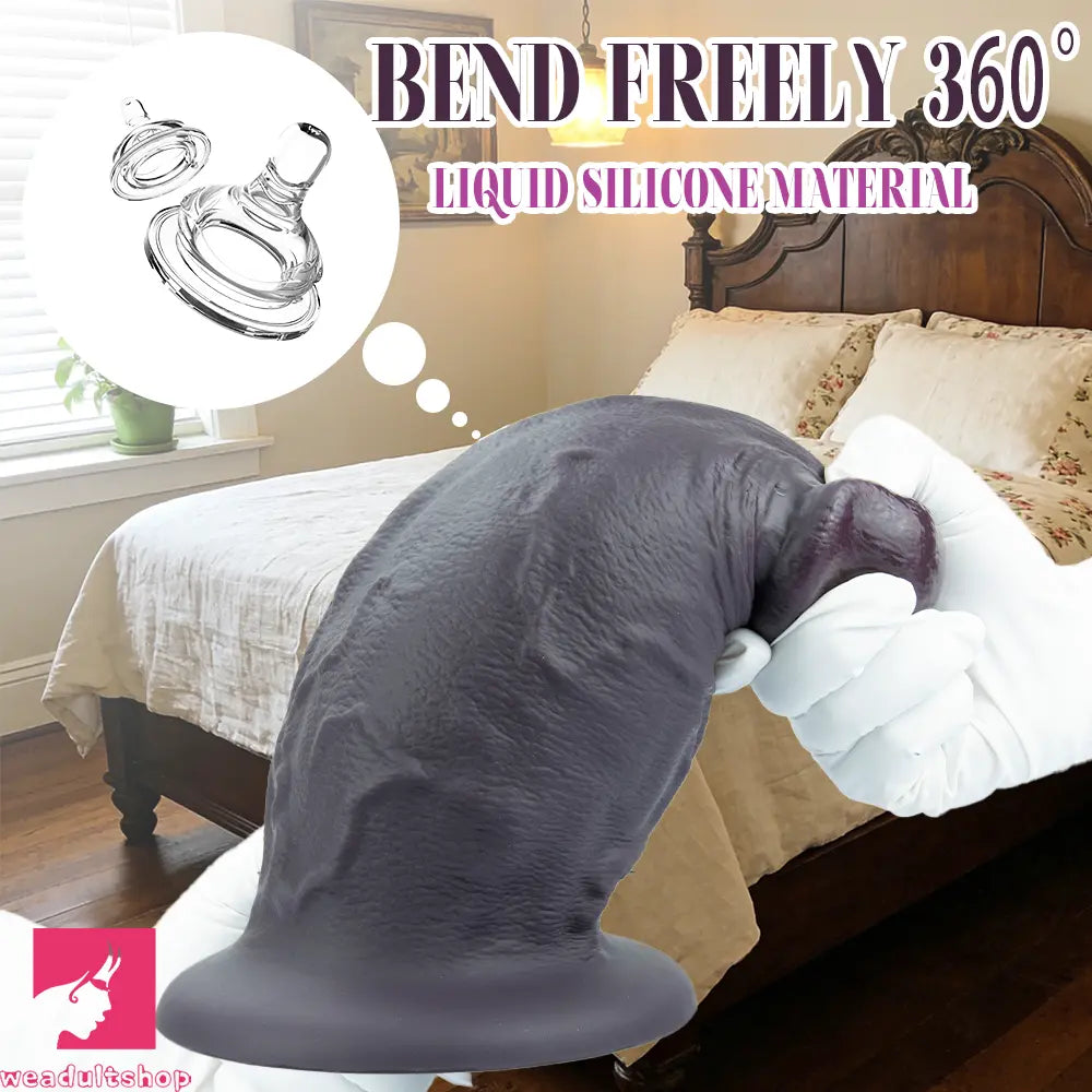 6.1in 7.48in 8.66in 9.44in Thick Real Penis Silicone Cock Toy For Novelty Love