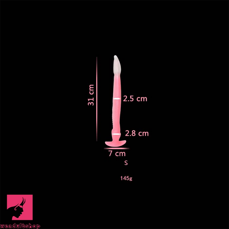 12.2in 15.94in 20.87in Snake Long Huge Animal Luminous Dildo For Prostate