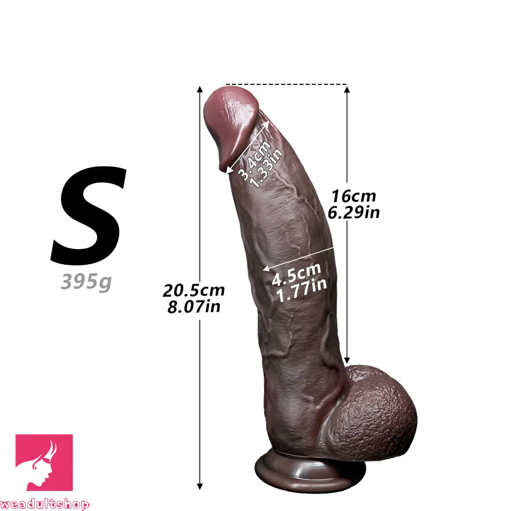 8.07in 9.44in 11.02in Strap on Big Silicone Dildo Adult Sex Toy For Cock Toy