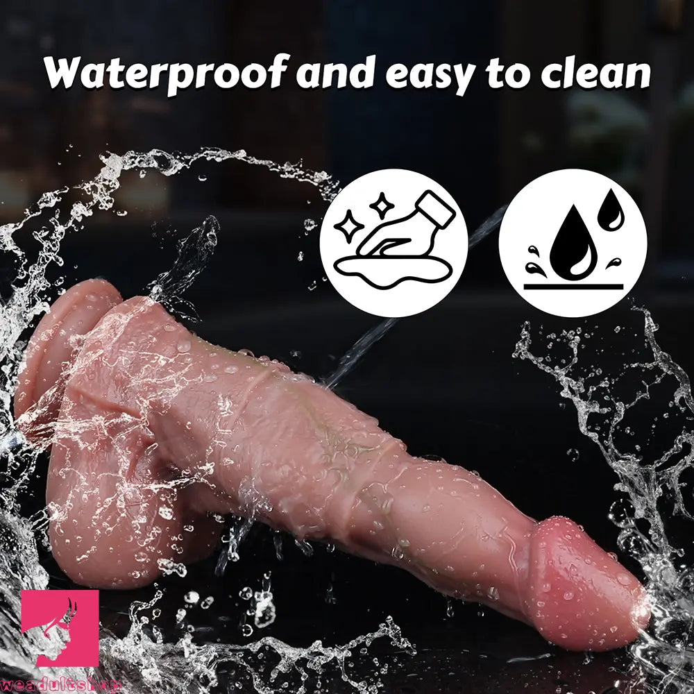 10in Real Soft Silicone Strap on Big Ejaculating Dildo Couples Holiday Gift
