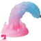 7.48in Luminous Fantasy Silicone Soft Penis Dildo With Spiked Penis Texture