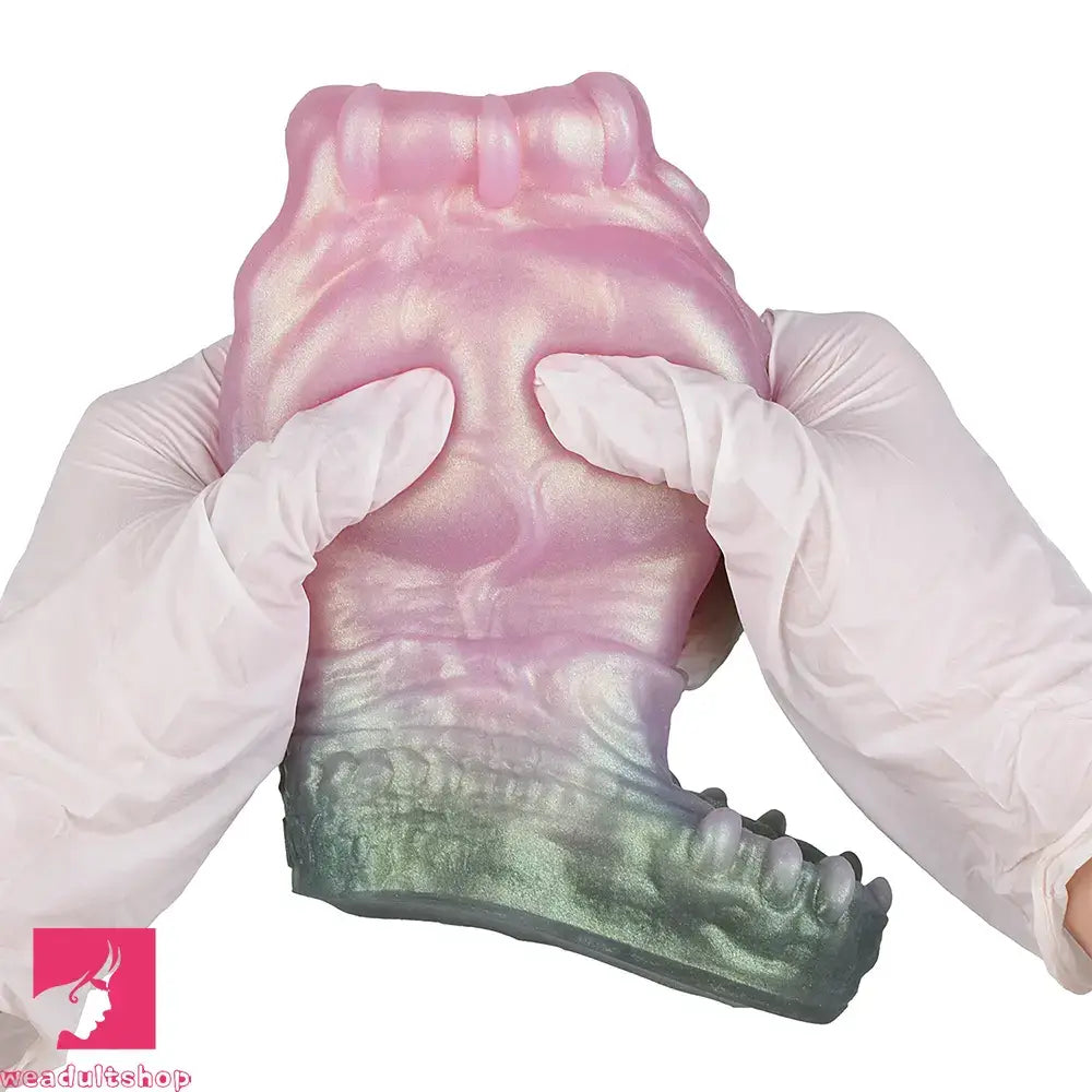 4.17in 4.84in 5.62in Monster Knot Cock Sleeve Dildo Hollow Male Penis