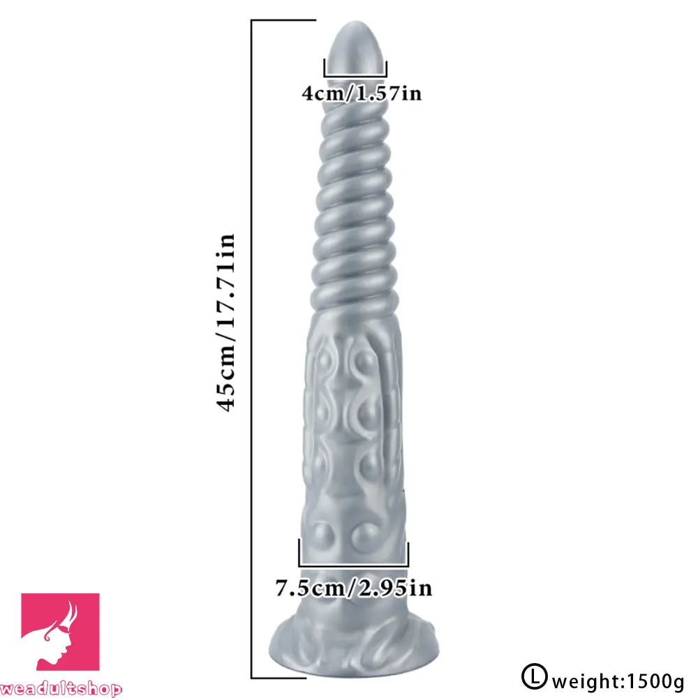11.02in 14.17in 17.71in Tentacle Long Huge Fantasy Dildo Durable Manual Toy