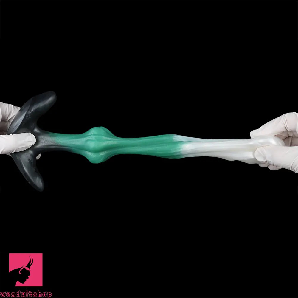 7.08in Odd Dog Knot Strap on Dildo For Fox Tail Cosplay Anus Dilator Masturbator
