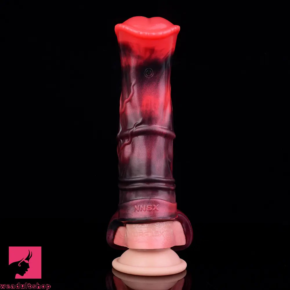 5.58in 7.17in Silicone Horse Dildo Sleeve Vibrating Hollow Waterproof Dildo